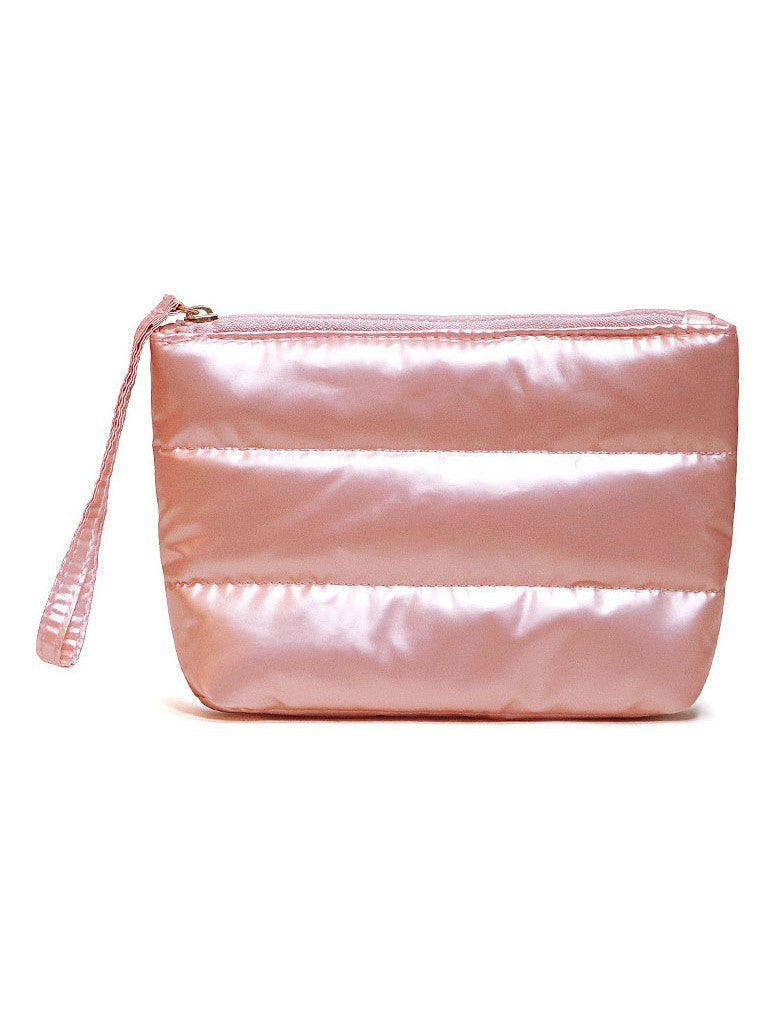 Quilted Waterproof Cosmetic Bag for Travel