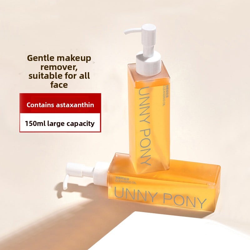 Astaxanthin makeup remover oil for Women, deep cleansing for eyes, lips and face in one