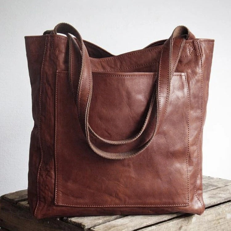 Women's Soft Leather Tote Bag