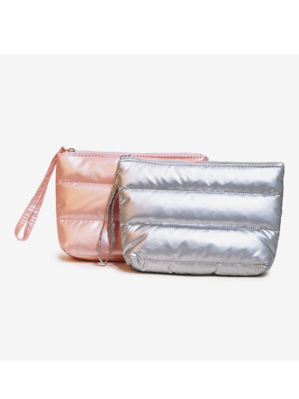 Quilted Waterproof Cosmetic Bag for Travel