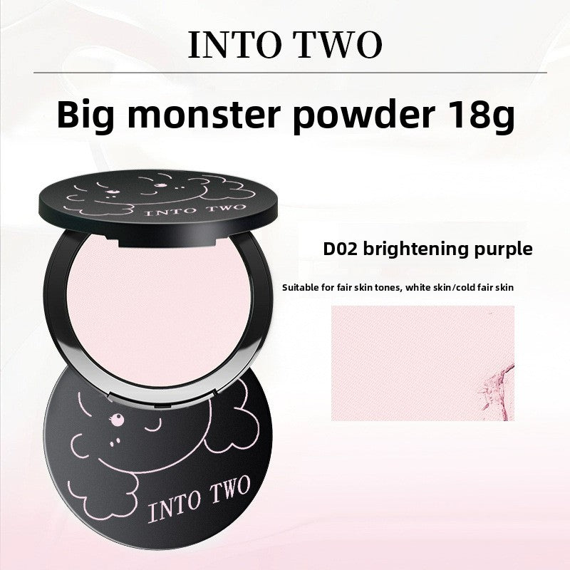 not easy to take off makeup brightening pressed powder