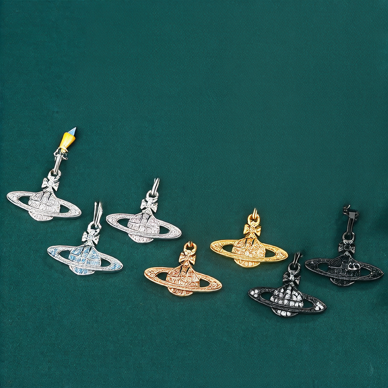 Saturn Pearl Pendant Necklace for Women