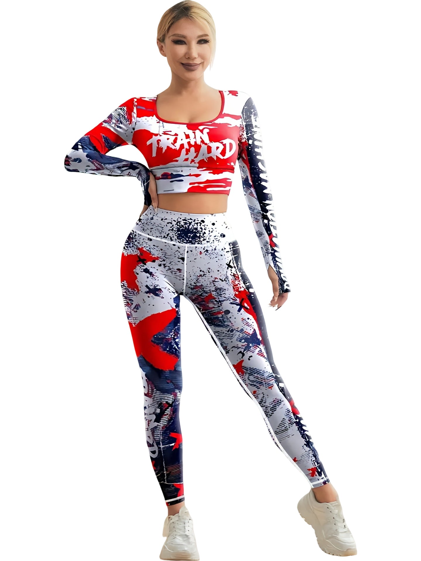 Long Sleeve Yoga Suit