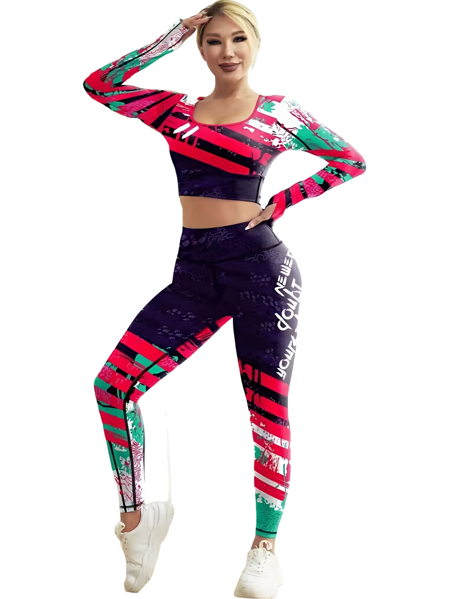 Long Sleeve Yoga Suit