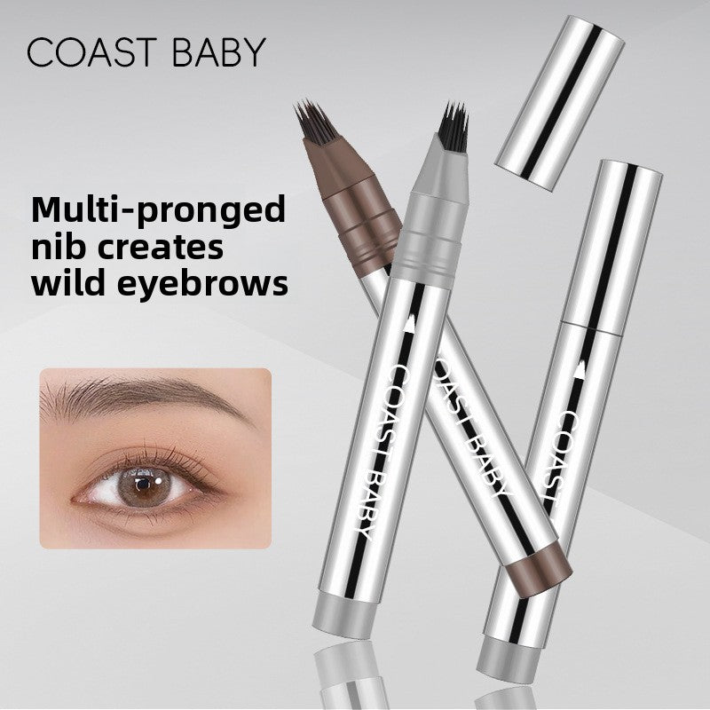 Furry multi-fork styling eyebrow pencil